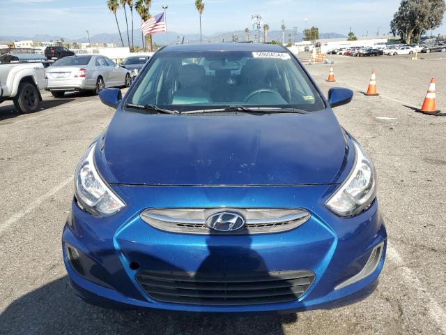 KMHCT4AE8HU313481 - 2017 HYUNDAI ACCENT SE BLUE photo 5