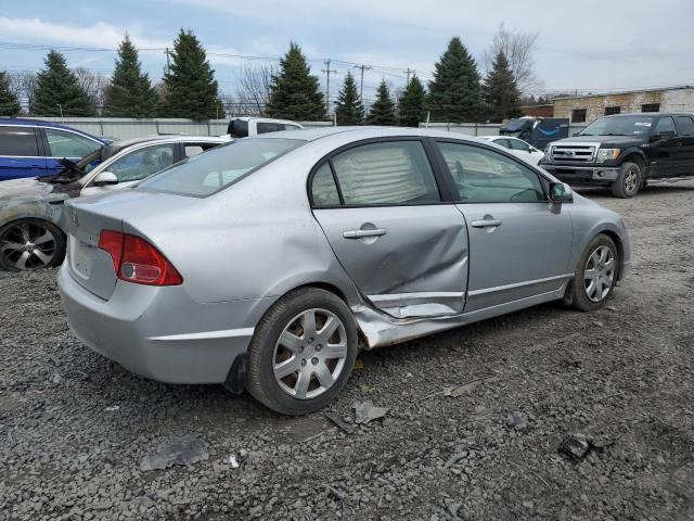 2HGFA16538H301371 - 2008 HONDA CIVIC LX SILVER photo 3