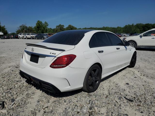 55SWF6EB0GU137598 - 2016 MERCEDES-BENZ C 450 4MATIC AMG WHITE photo 3