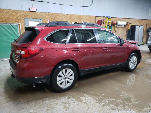 4S4BSAFC9F3287173 - 2015 SUBARU OUTBACK 2.5I PREMIUM BURGUNDY photo 3