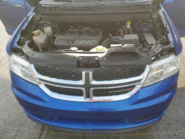 3C4PDCAB7FT700341 - 2015 DODGE JOURNEY SE BLUE photo 12