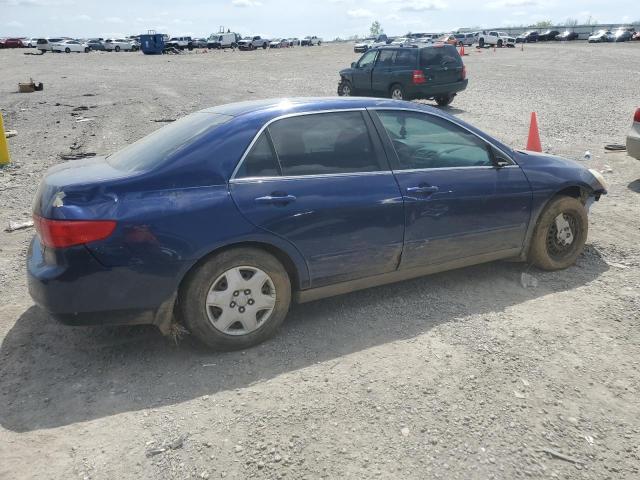 1HGCM56475A087973 - 2005 HONDA ACCORD LX BLUE photo 3