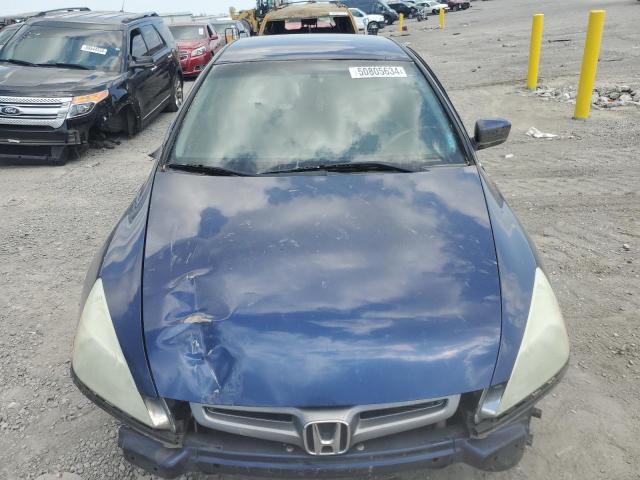 1HGCM56475A087973 - 2005 HONDA ACCORD LX BLUE photo 5