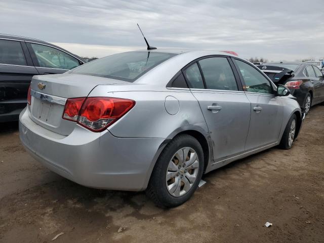 1G1PC5SH4C7185938 - 2012 CHEVROLET CRUZE LS SILVER photo 3