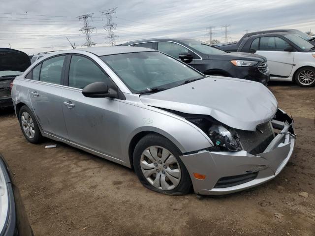 1G1PC5SH4C7185938 - 2012 CHEVROLET CRUZE LS SILVER photo 4