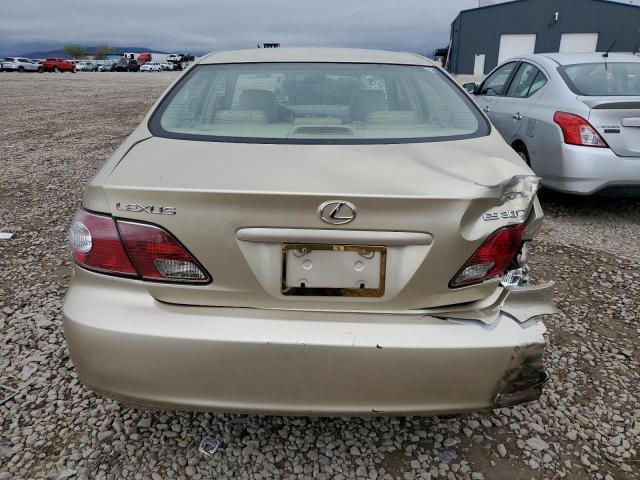 JTHBF30G430106184 - 2003 LEXUS ES 300 BEIGE photo 6