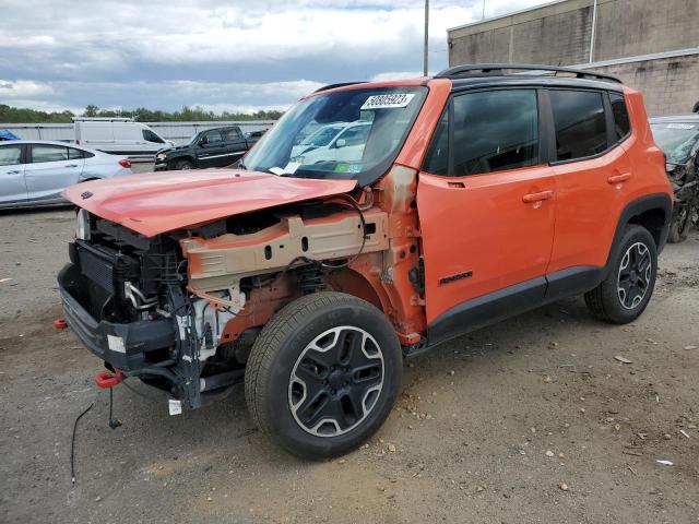 ZACCJBCB9HPF56588 - 2017 JEEP RENEGADE TRAILHAWK ORANGE photo 1