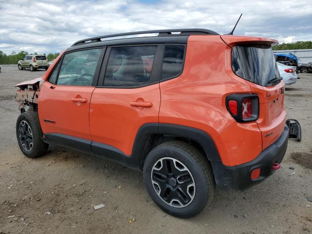 ZACCJBCB9HPF56588 - 2017 JEEP RENEGADE TRAILHAWK ORANGE photo 2