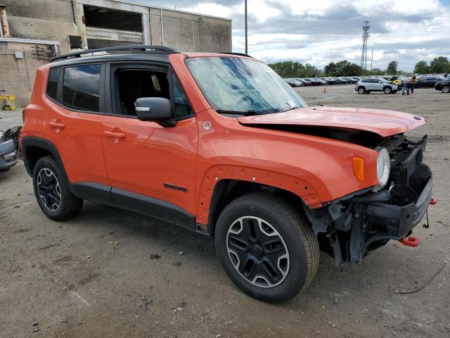 ZACCJBCB9HPF56588 - 2017 JEEP RENEGADE TRAILHAWK ORANGE photo 4