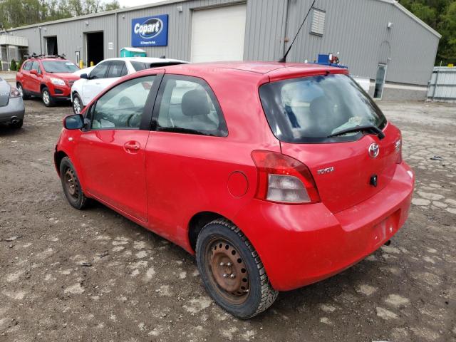 JTDJT923185159616 - 2008 TOYOTA YARIS RED photo 2