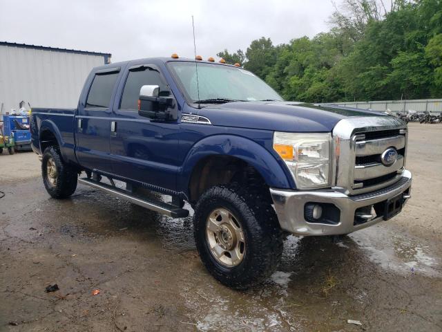 1FT7W2B62BEC80004 - 2011 FORD F250 SUPER DUTY BLUE photo 4