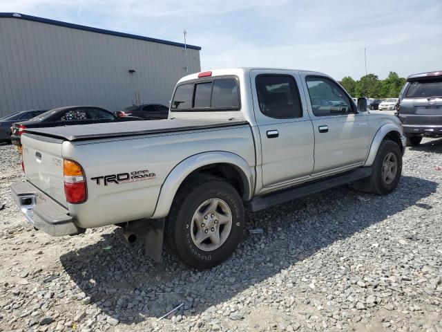 5TEGN92N03Z245107 - 2003 TOYOTA TACOMA DOUBLE CAB PRERUNNER SILVER photo 3