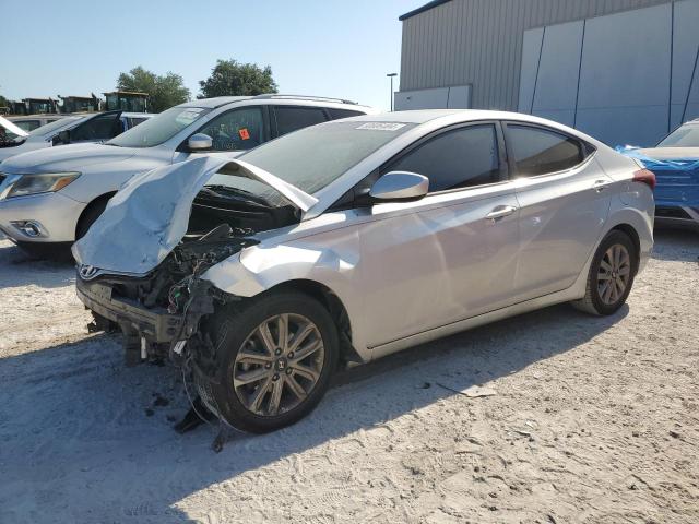 5NPDH4AE4GH761591 - 2016 HYUNDAI ELANTRA SE SILVER photo 1