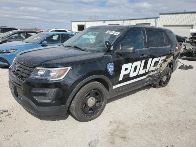 1FM5K8AT6JGB67913 - 2018 FORD EXPLORER POLICE INTERCEPTOR BLACK photo 1