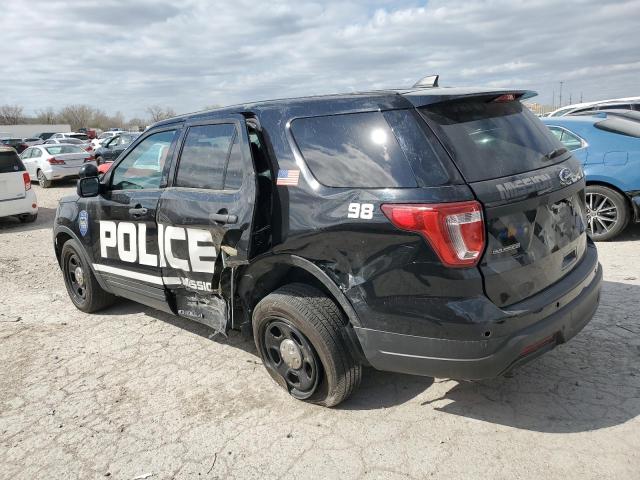 1FM5K8AT6JGB67913 - 2018 FORD EXPLORER POLICE INTERCEPTOR BLACK photo 2