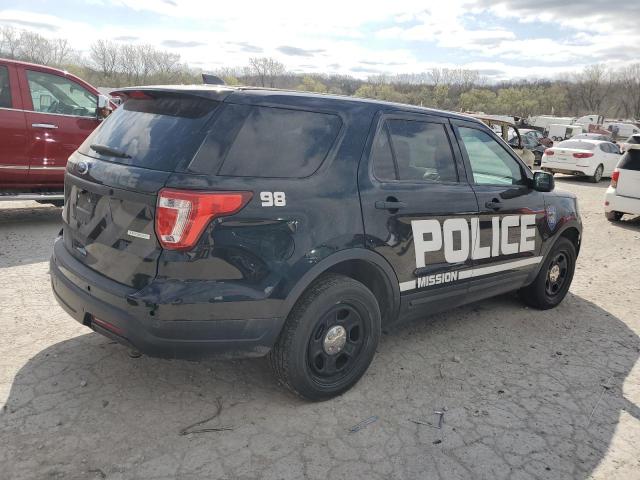 1FM5K8AT6JGB67913 - 2018 FORD EXPLORER POLICE INTERCEPTOR BLACK photo 3