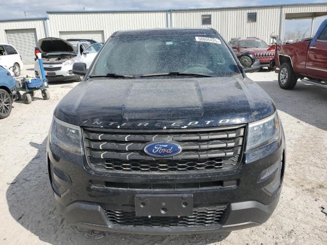 1FM5K8AT6JGB67913 - 2018 FORD EXPLORER POLICE INTERCEPTOR BLACK photo 5