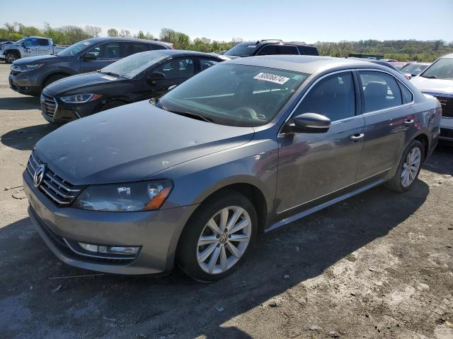 1VWBN7A36DC103355 - 2013 VOLKSWAGEN PASSAT SE GRAY photo 1