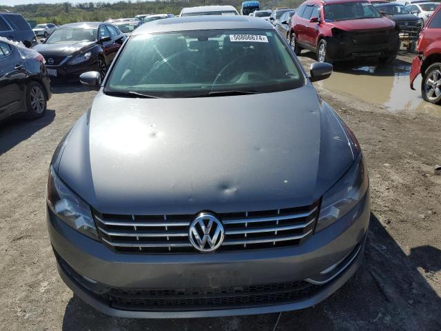 1VWBN7A36DC103355 - 2013 VOLKSWAGEN PASSAT SE GRAY photo 5