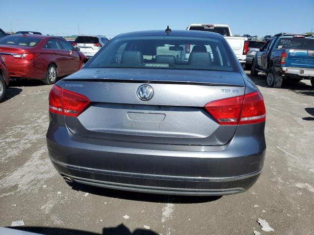 1VWBN7A36DC103355 - 2013 VOLKSWAGEN PASSAT SE GRAY photo 6