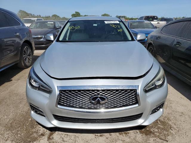 JN1BV7APXFM336595 - 2015 INFINITI Q50 BASE SILVER photo 5