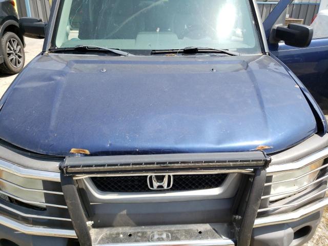 5J6YH28563L009905 - 2003 HONDA ELEMENT EX BLUE photo 12