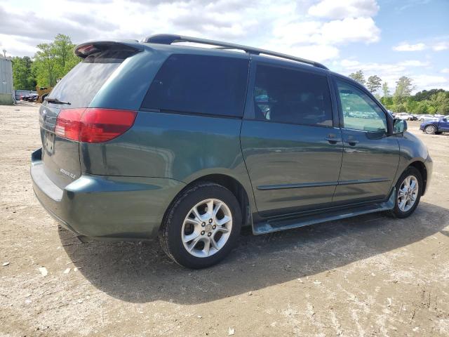 5TDZA22C54S213052 - 2004 TOYOTA SIENNA XLE GREEN photo 3