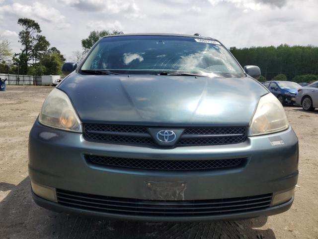 5TDZA22C54S213052 - 2004 TOYOTA SIENNA XLE GREEN photo 5