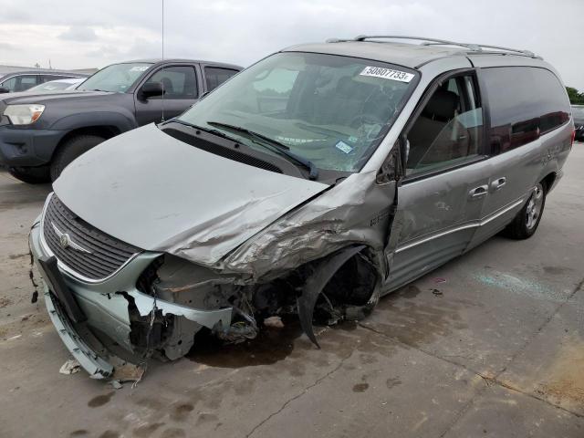 2C8GP64L23R127374 - 2003 CHRYSLER TOWN & COU LIMITED SILVER photo 1