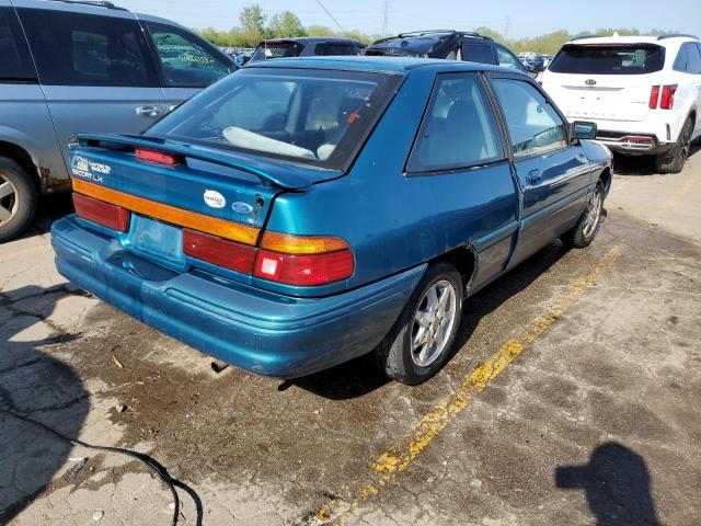 3FASP11J9TR137269 - 1996 FORD ESCORT LX TEAL photo 3