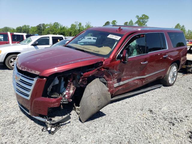1GYS3KKJ0HR295345 - 2017 CADILLAC ESCALADE ESV PLATINUM Bordo foto 1