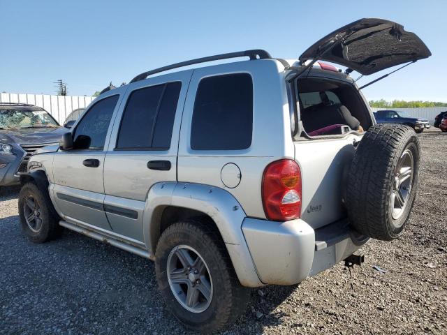 1J4GK38K74W110962 - 2004 JEEP LIBERTY RENEGADE GRAY photo 2