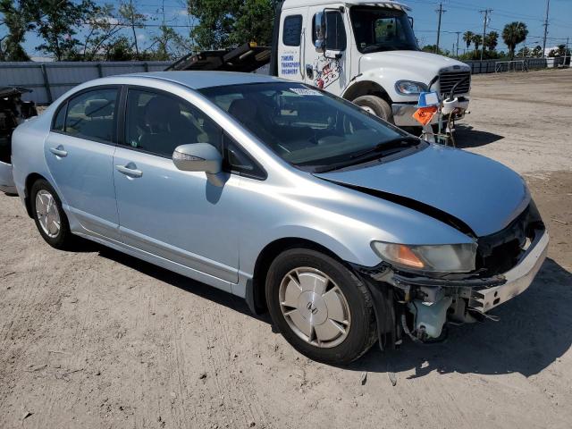 JHMFA36227S011905 - 2007 HONDA CIVIC HYBRID SILVER photo 4