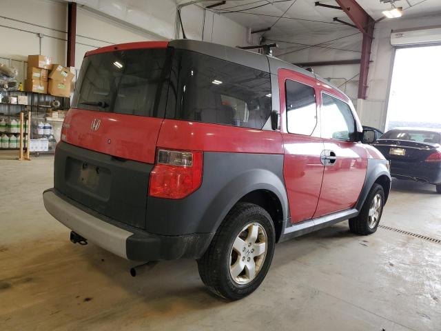 5J6YH28645L025015 - 2005 HONDA ELEMENT EX RED photo 3