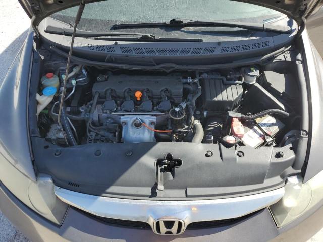 19XFA166X9E021340 - 2009 HONDA CIVIC LX-S رمادي صورة 11