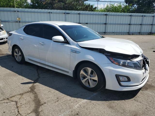 KNAGM4AD8E5069957 - 2014 KIA OPTIMA HYBRID WHITE photo 4