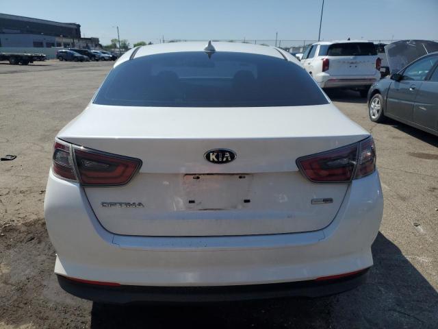 KNAGM4AD8E5069957 - 2014 KIA OPTIMA HYBRID WHITE photo 6