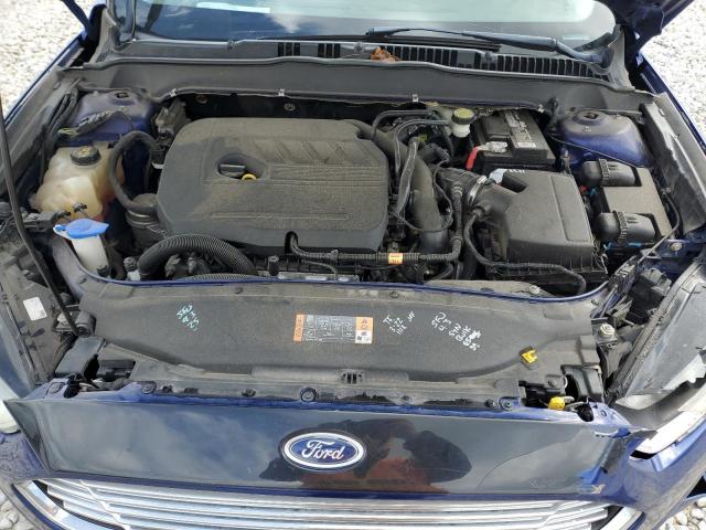 3FA6P0HD0ER354367 - 2014 FORD FUSION SE BLUE photo 11