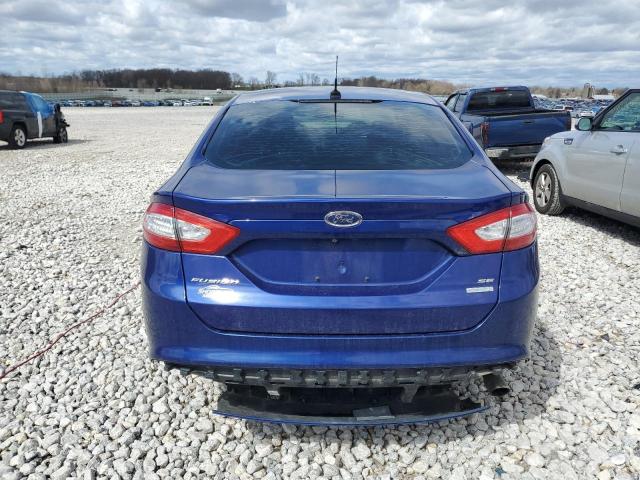 3FA6P0HD0ER354367 - 2014 FORD FUSION SE BLUE photo 6