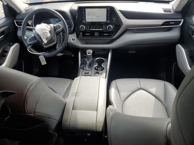 5TDGZRBH8MS088536 - 2021 TOYOTA HIGHLANDER XLE GRAY photo 8