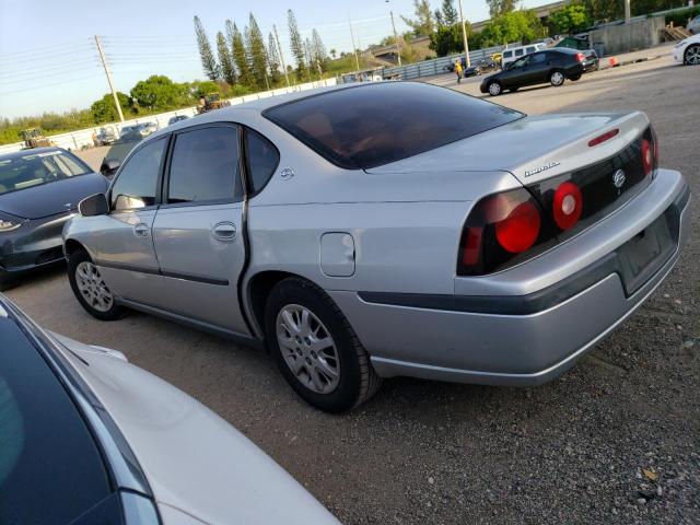 2G1WF52EX49322115 - 2004 CHEVROLET IMPALA SILVER photo 2