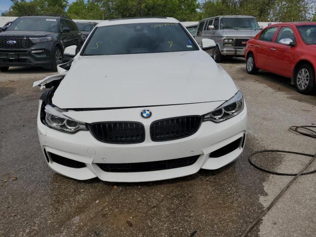 WBA4B3C56GG528340 - 2016 BMW 435 XI GRAN COUPE WHITE photo 5