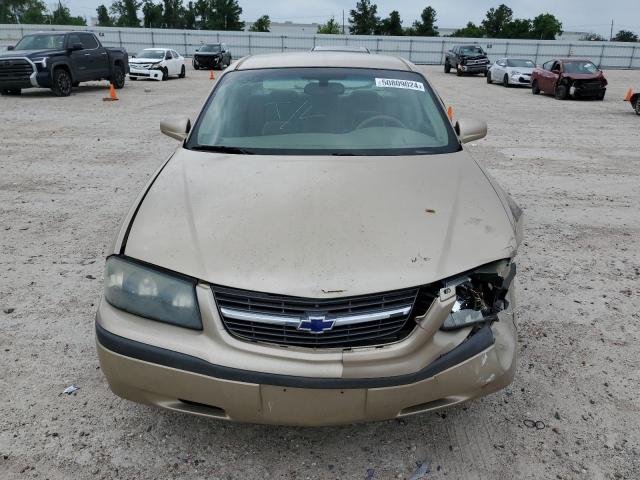 2G1WF52E849147329 - 2004 CHEVROLET IMPALA BEIGE photo 5