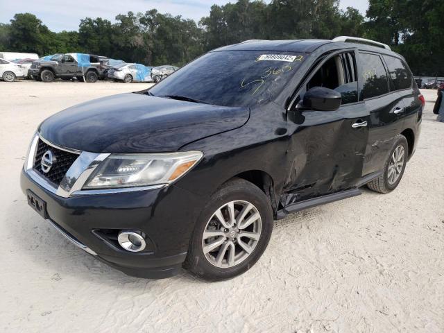 5N1AR2MN4GC632242 - 2016 NISSAN PATHFINDER S BLACK photo 2