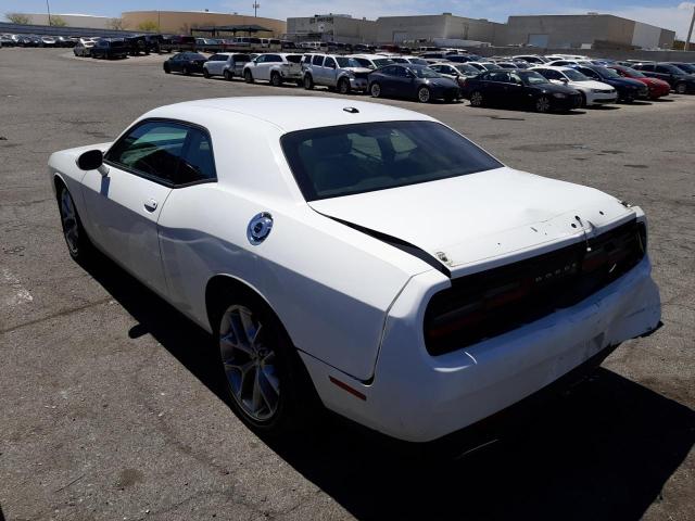 2C3CDZJG5NH174784 - 2022 DODGE CHALLENGER GT WHITE photo 2