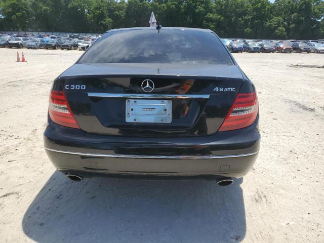 WDDGF8AB9DR272372 - 2013 MERCEDES-BENZ C 300 4MATIC BLACK photo 6