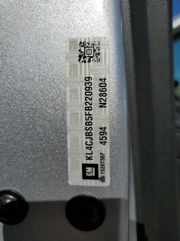 KL4CJBSB5FB220939 - 2015 BUICK ENCORE CONVENIENCE 银色 照片 13