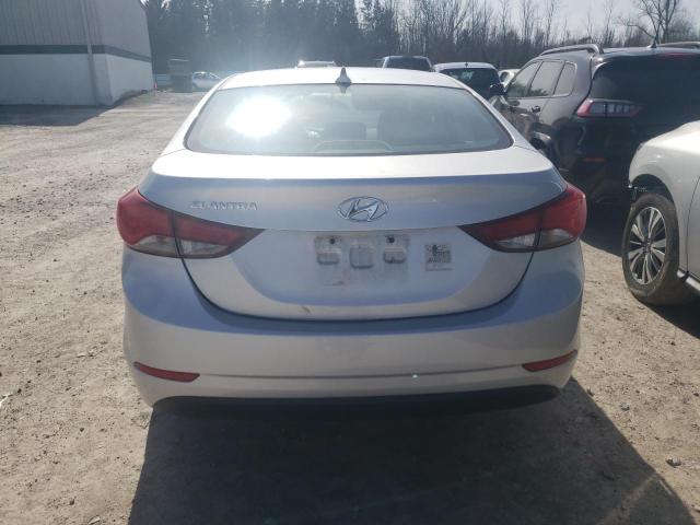 5NPDH4AE1EH506488 - 2014 HYUNDAI ELANTRA SE SILVER photo 6