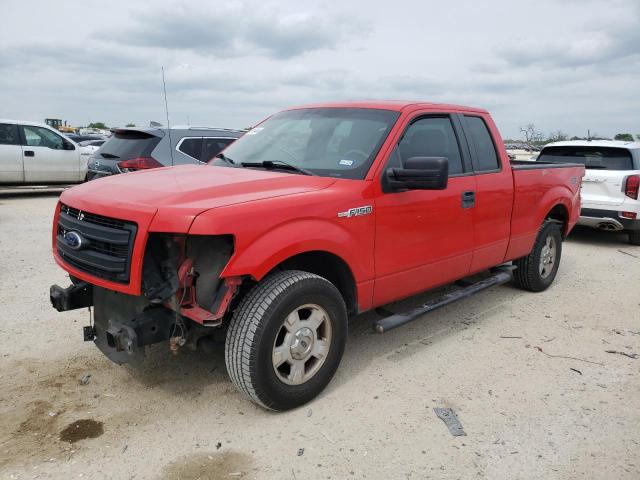 1FTEX1CM6EFB16572 - 2014 FORD F150 SUPER CAB RED photo 1