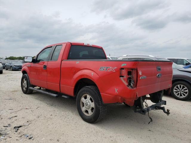 1FTEX1CM6EFB16572 - 2014 FORD F150 SUPER CAB RED photo 2